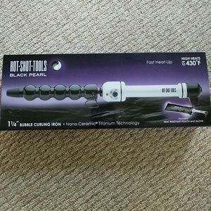 Hot Shot Tools Black Pearl Bubble Curling Iron